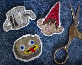 Over the Garden Wall handmade patches