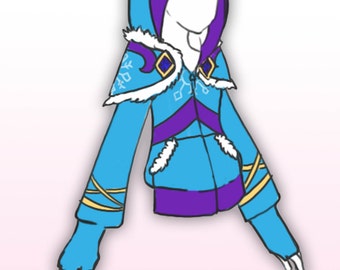 DESIGN ORDER - Crystal Maiden World of Warcraft inspired hoodie cosplay