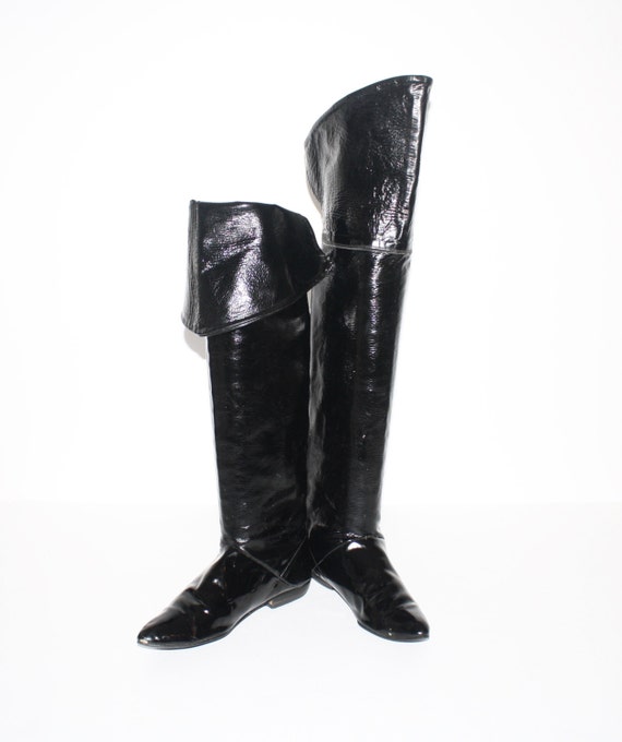 otk flat leather boots