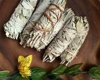 WILD LAVENDER SMUDGE Stick - dried lavender bundle - Powerful Cleansing - Clear Negative Energy - Heal - Dried Lavender Smudge -