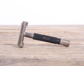 1976 Super Speed Gillette Safety Razor / Antique Gillette Razor / Men's Razor / Gillette Adjustable / Unique Mens Gift / Old Metal Razor
