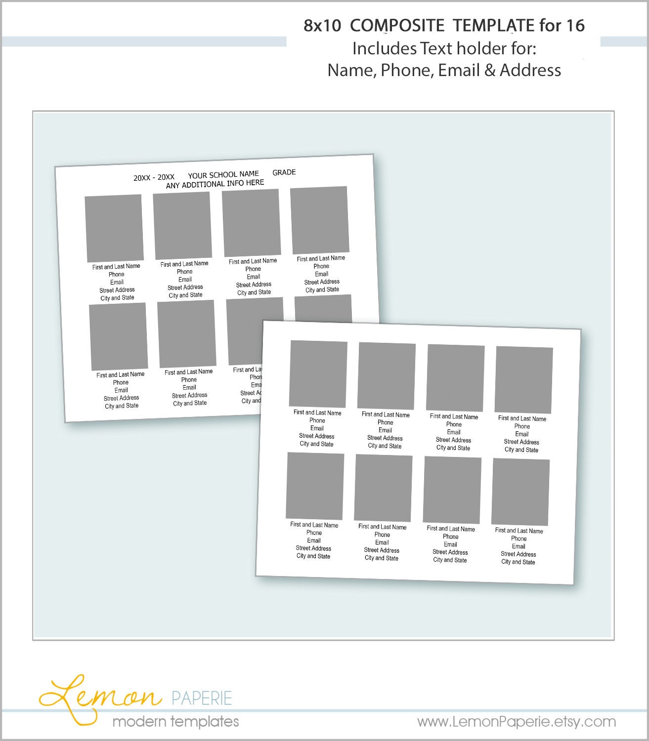 address directory template