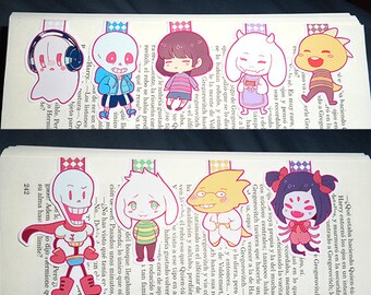 UNDERTALE magnetic bookmarks