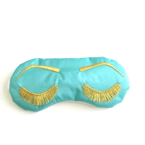 Breakfast at Tiffany's eye mask ROBIN EGG BLUE