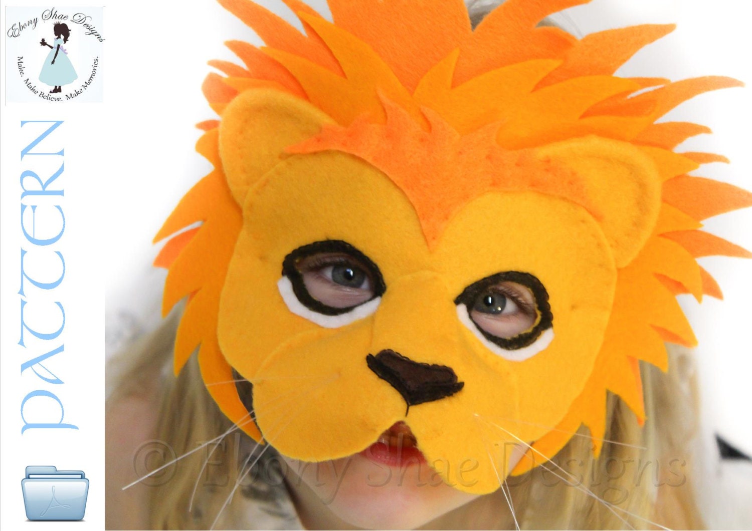 Pattern For Lion Mask 22