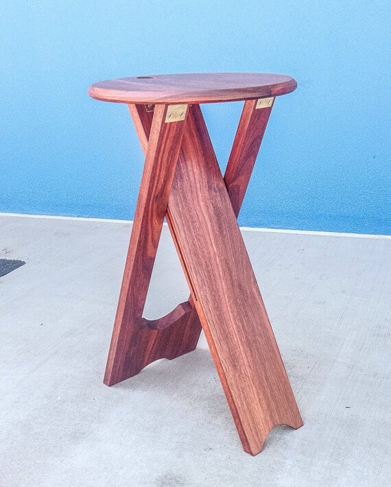 Folding stool or side table Musician or artist by TimberDimensions