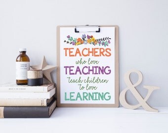 Teaching posters | Etsy