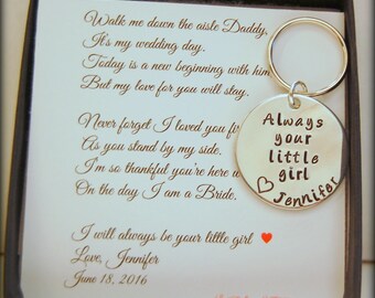 Gift for Father of the Bride, gift from Bride, Father of the Bride gift ideas, Unique Father of Bride gift ideas, Always your little girl