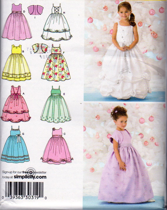 junior bridesmaid patterns