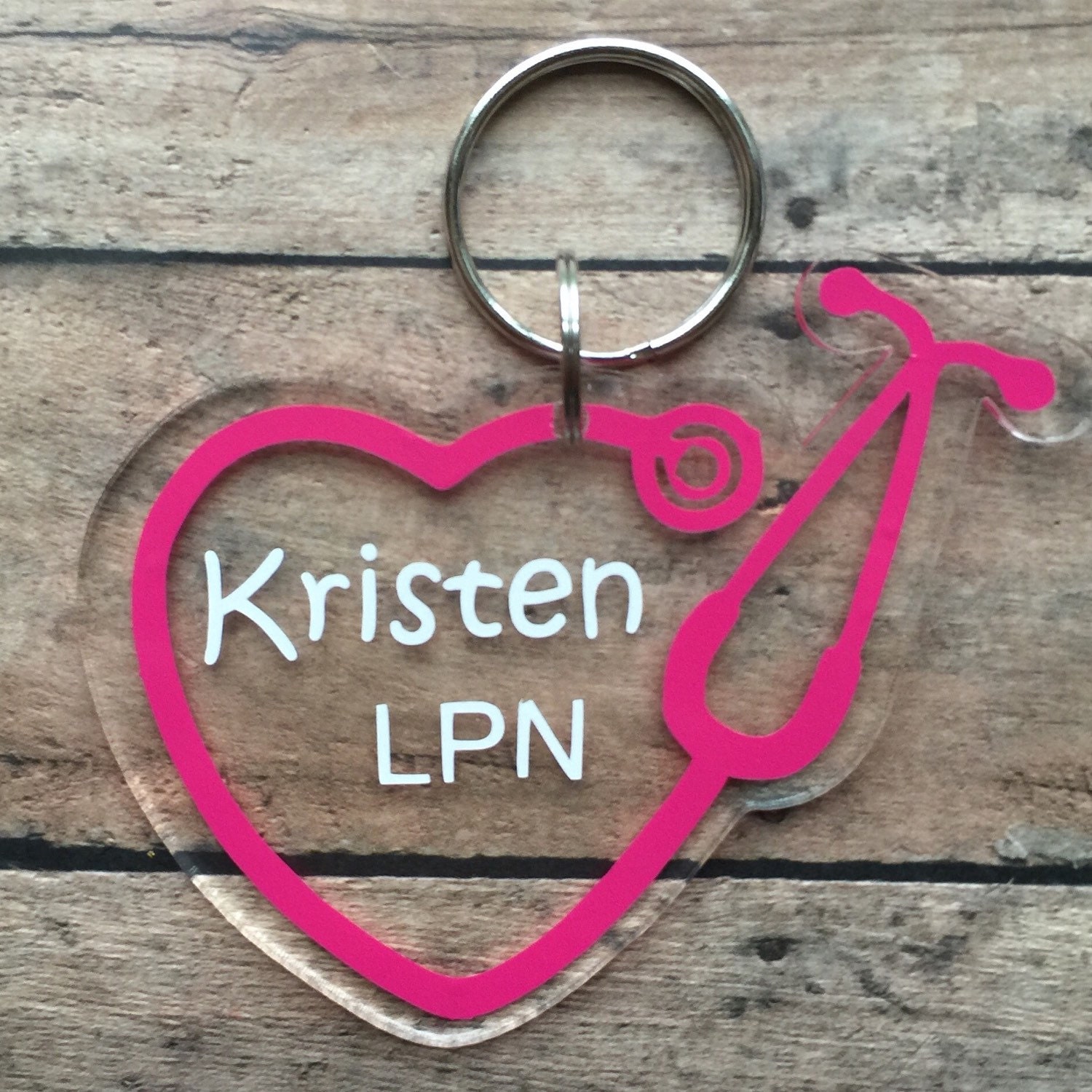 Nurse stethoscope keychain/nurse keychain/stethoscope/custom
