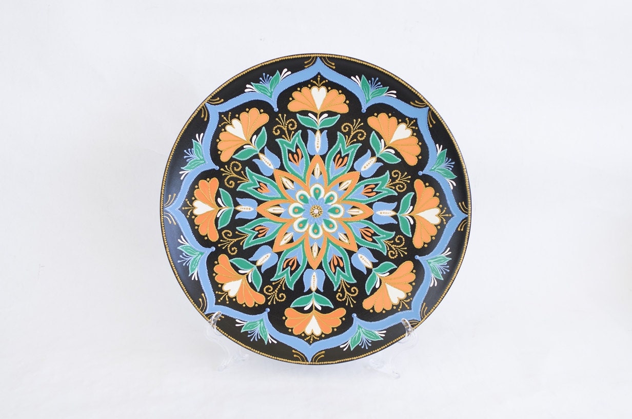 large decorative plate southern flower christmas gift wall large decorative plate southern flower christmas gift wall