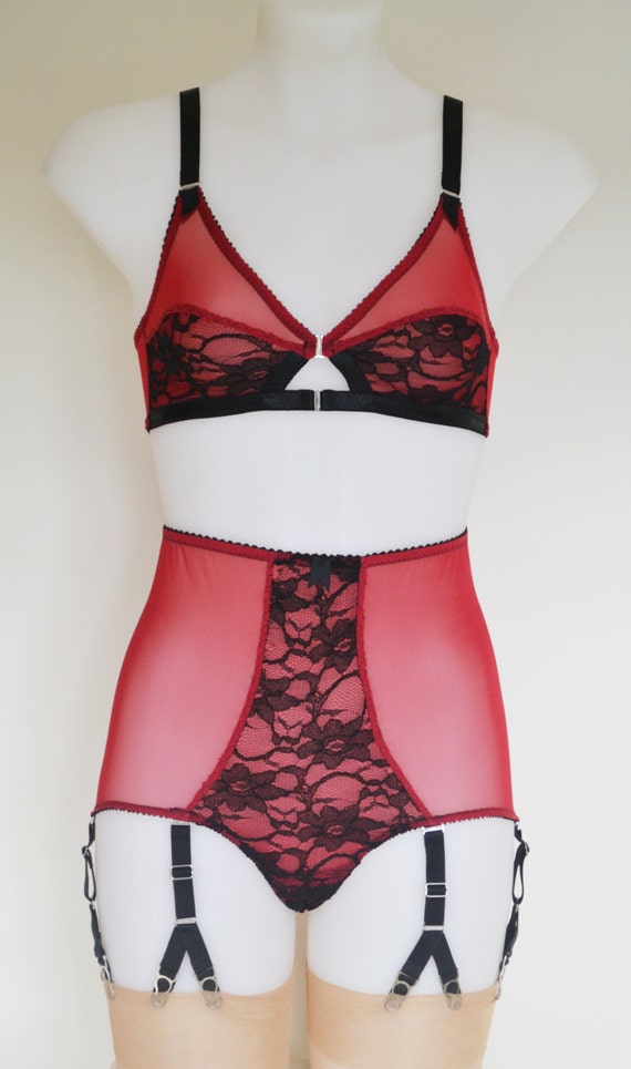 High waisted briefs Pantie Girdle With Detachable Suspender