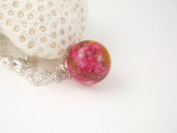 encased rose orb