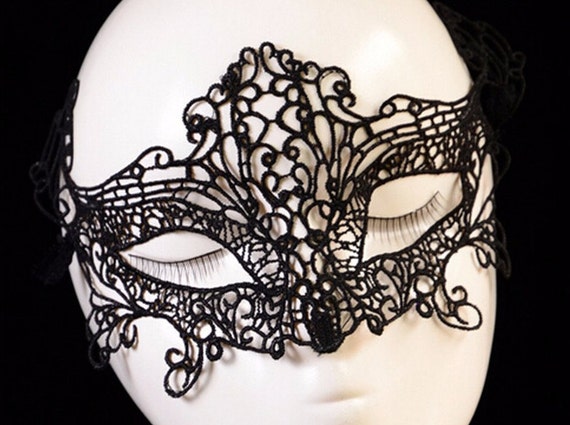 masquerade Lace Eye Mask Blindfold sexy by steampunkcyber on Etsy