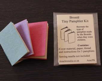 Brontë Miniature Pamphlet Kit - Triple pamphlet set