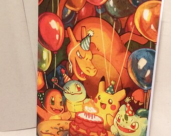 Pokémon Birthday Card