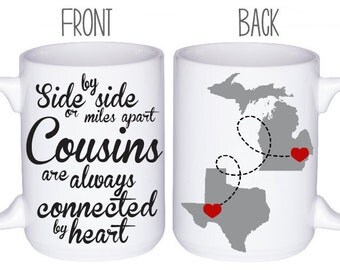 Cousins Mugs - Cousin Gift Idea - Personalized Mugs - Gift For Cousin - Custom Mug - Family Reunion Gift - Best Cousin Gift Idea