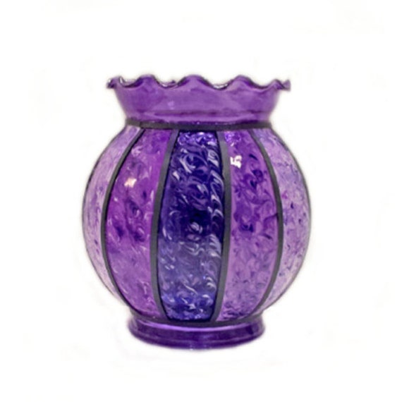 Purple Candle HolderPurple VaseVotive Holder by LadyGoodAura