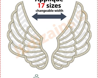 Wings Applique Design. Wings embroidery design. Angel wings embroidery. Wings applique. Embroidery designs wings. Machine embroidery design.