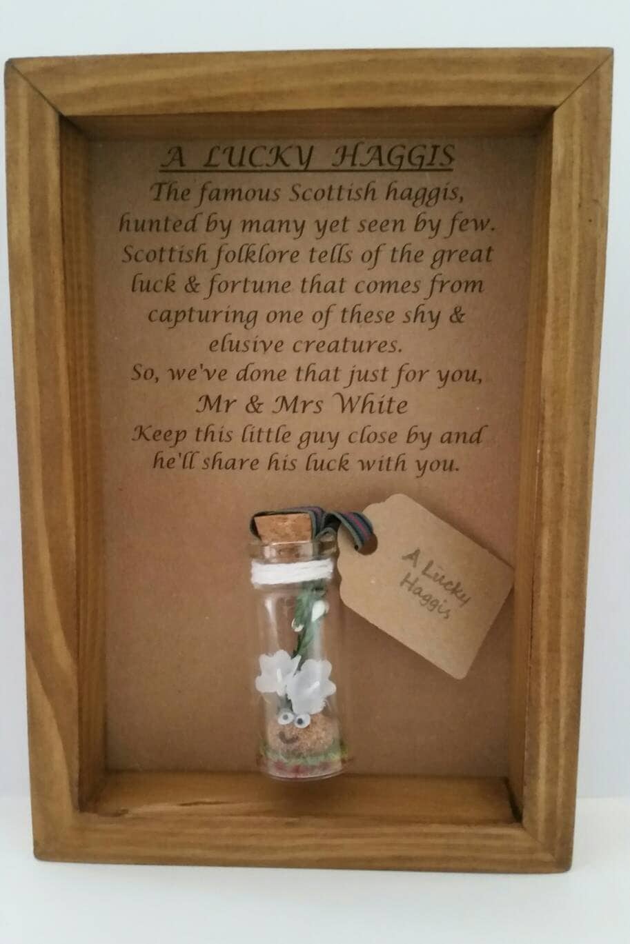 Scottish wedding gift Wedding present Gift from Scotland.