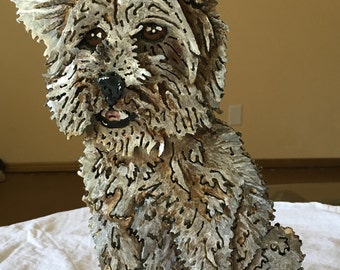 Lily The Adventurer-Immortalize Your Furry Friend in a Custom Metal Pet Portrait