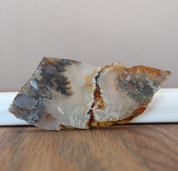 Graveyard Point Plume Agate Slab. Natural by MagiMorrillElements
