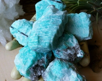 Amazonite Stones | Raw Amazonite | Natural Amazonite | Amazonite | Healing Crystals | Stones | Crystals | Natural Crystals | Natural Stones