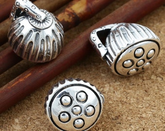 Sterling Silver Lotus Pod Pendant, 925 Silver Lotus Pendant, Sterling Lotus Pendant, Flower Pod Pendants, Silver Lotus Pod Charm - E438