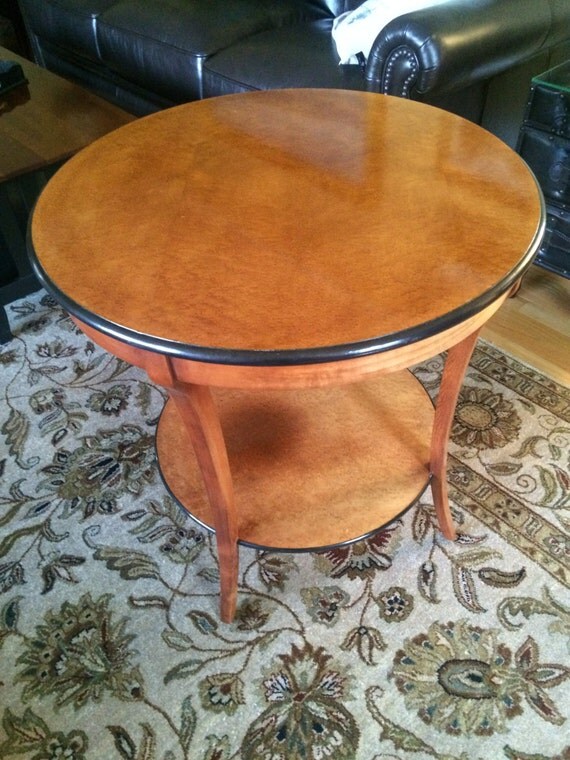 Bird's Eye Maple End Table TwoTier
