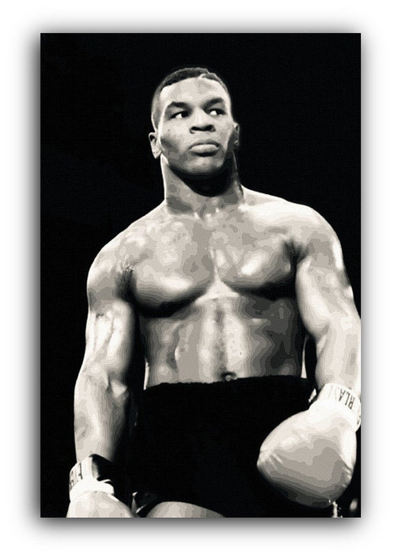 Mike Tyson Canvas Art Print A1 A2 A3 A4