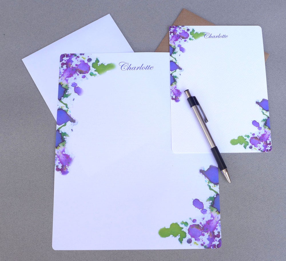 personalized writing paper