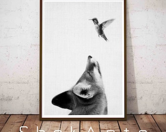 Fox Wall Art fox art | etsy Fox Wall Art fox art | etsy