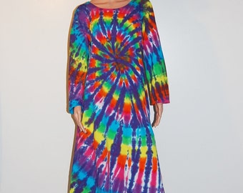 Rainbow Tie Dye Dress