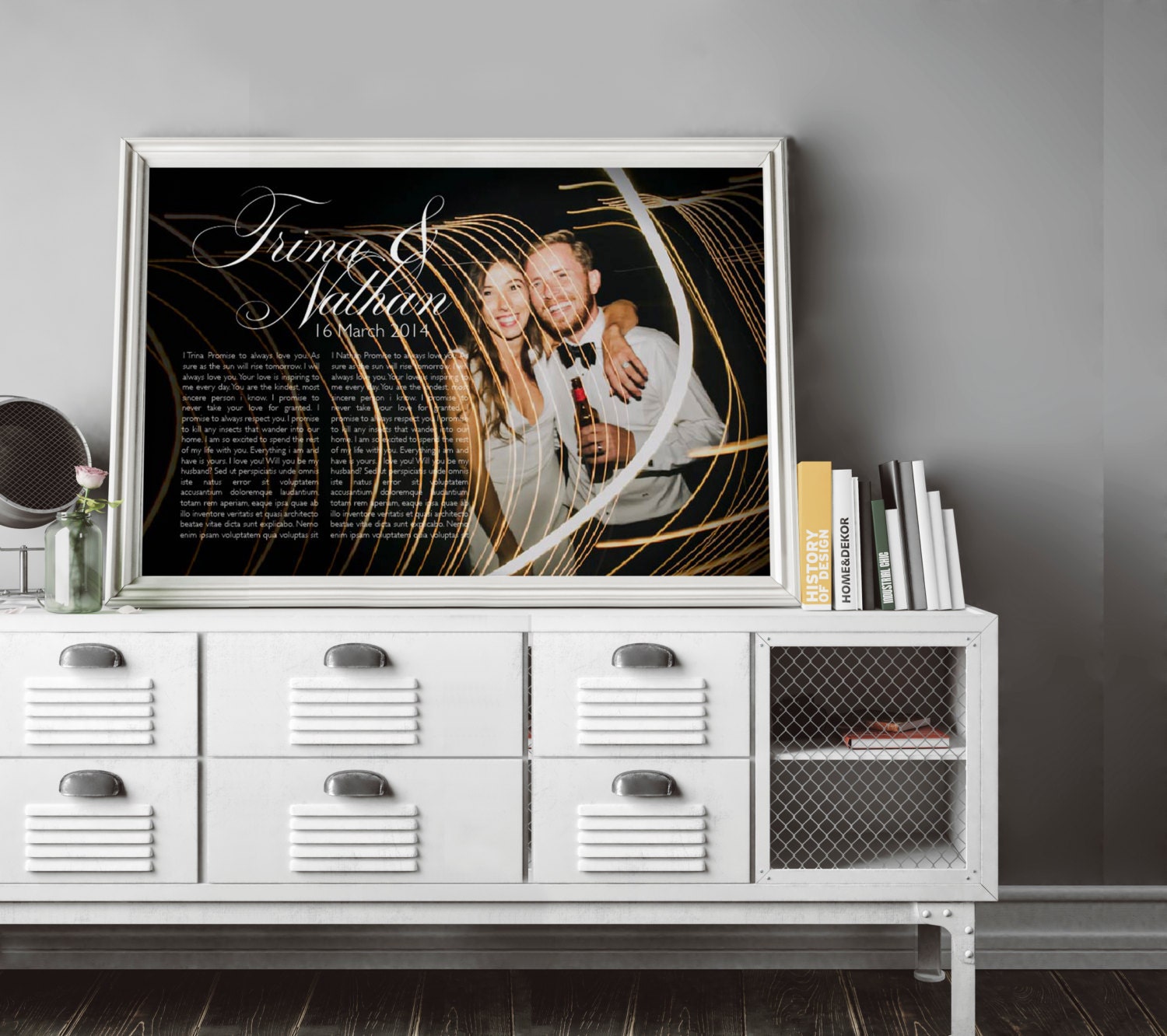 1st anniversary gift - anniversary gift - paper anniversary gift for him - 16x20 print - first song lyrics - first dance lyrics - mens gift