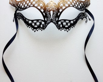 Vampire Diaries Mask Laser Cut Metal Masquerade mask Venetian Masks for women