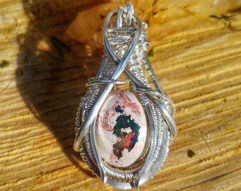 Wire Wrapped Jewelry, Heady Wire Wrap, Opal Pendant, Wire Wrapped Crystal, Healing Crystals & Stone, Wire Wrapped, Crystal Destinies