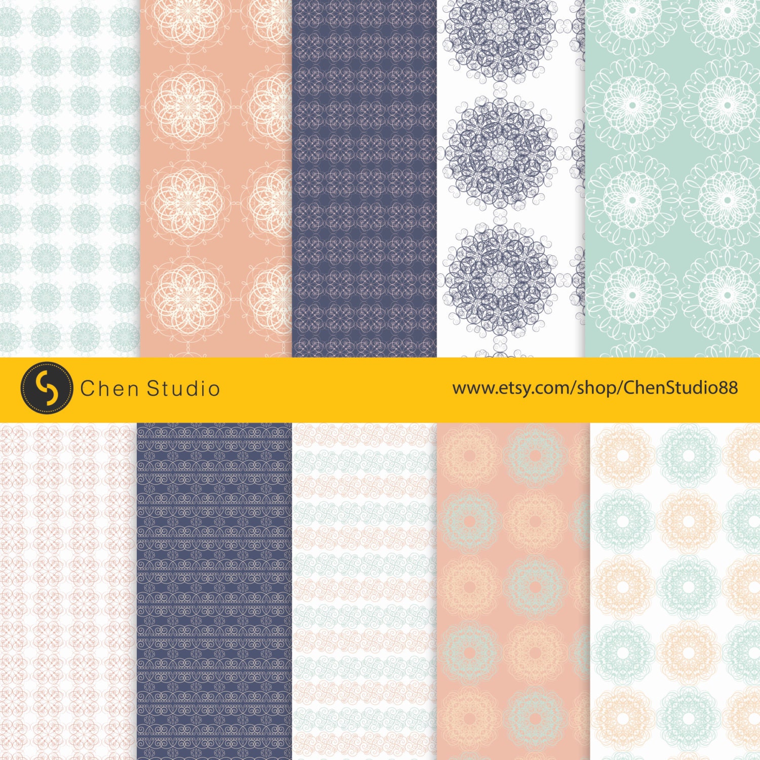 Romantic Lace Papers Pack for scrapbooking print 10