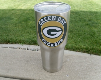 Green Bay Packers YETI RTIC Tumbler Decal Sticker FREE Fast Shipping! Buy 2 Get 1 Free! Best Seller! Only Here!