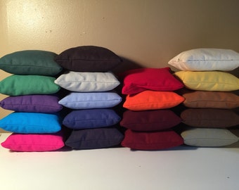 CORN HOLE BAGS - Set of 8 - Choice of Colors