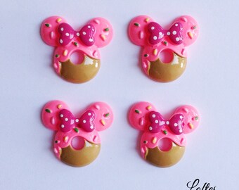 5 cute donut sweets cabochons flatbacks - C119