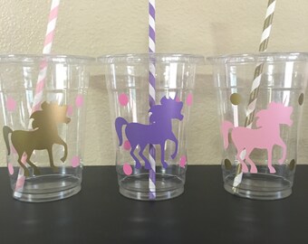 Unicorn party cups
