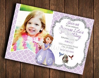 Sofia the First Birthday Invitation | Princess Sofia Invitation | Sofia the First Printable Birthday Invitation | Custom | DIY