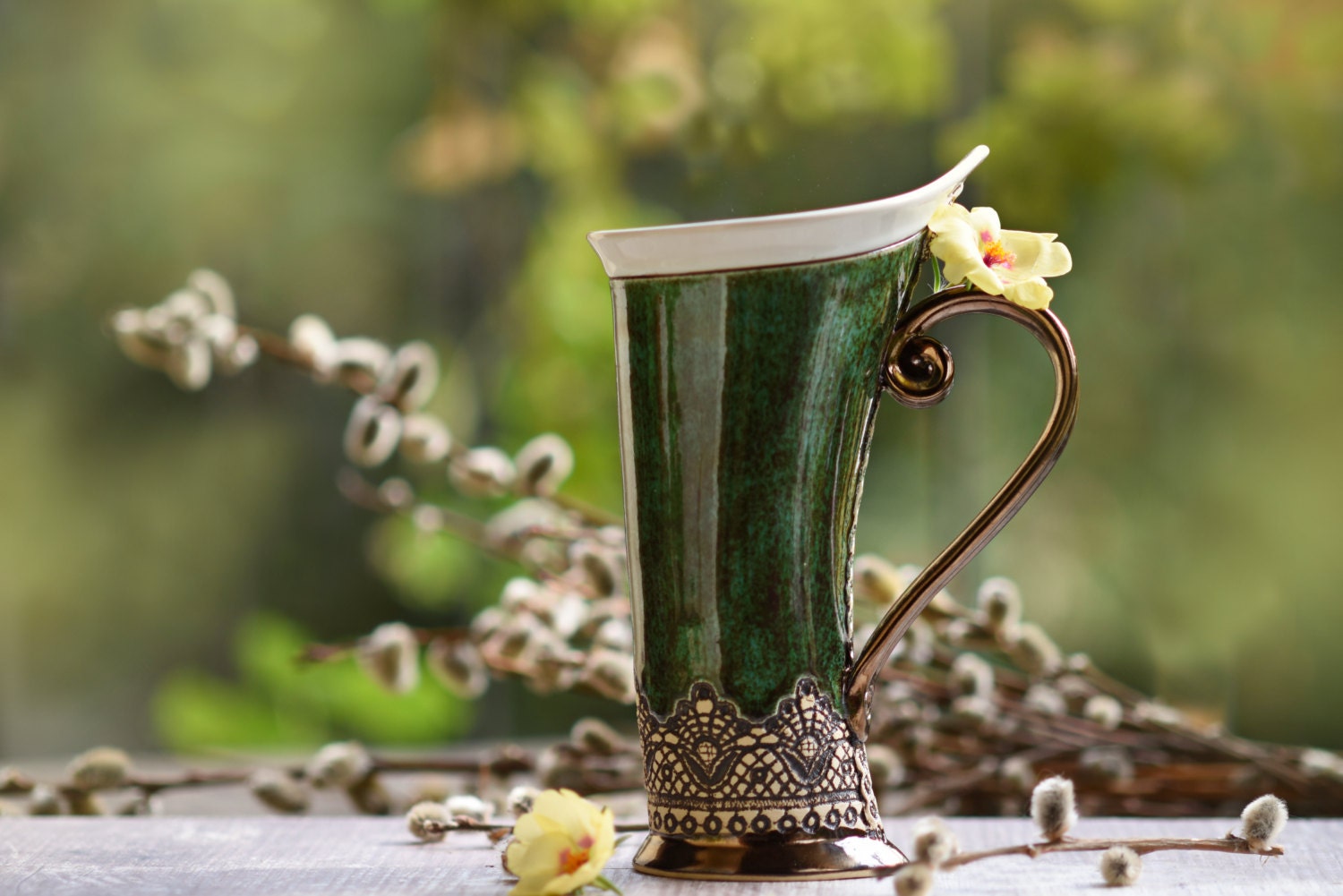 Ceramic Mug Tea Mug Handbuild Mug Ceramics And Pottery