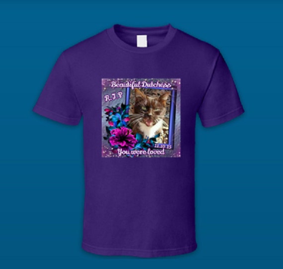 Custom Designed Pet Memorial T Shirts