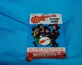 MONKEE PLAYING Cards in Orignal Box Complete Deck 1966