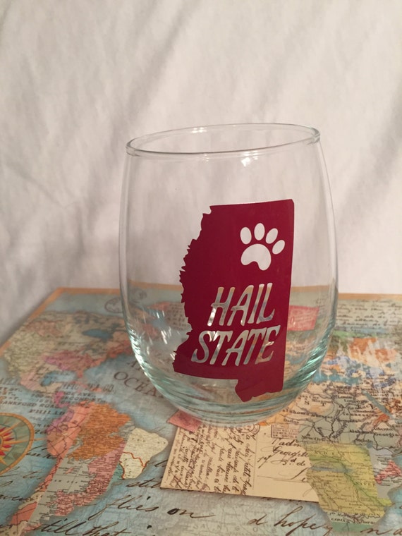 Mississippi State glasses by SunshineCrafts123 on Etsy