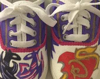 Disney's Descendants Mal Custom Shoes