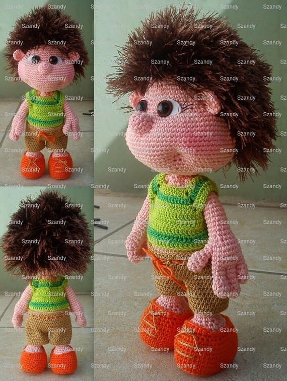 Elf Boy basic PATTERN crochet amigurumi