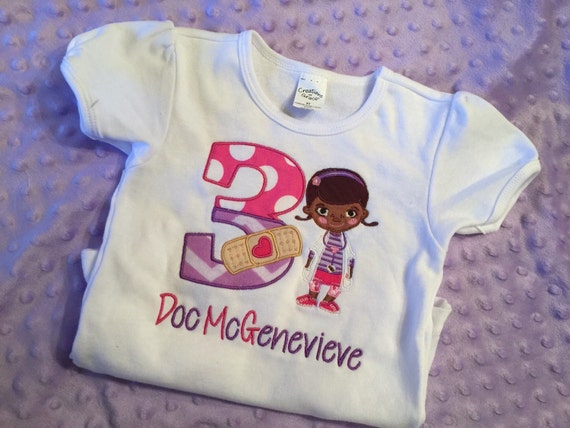 doc mcstuffins custom birthday shirt