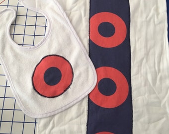 Phish baby Fishman Bib and Burpcloth Set (phish kids)